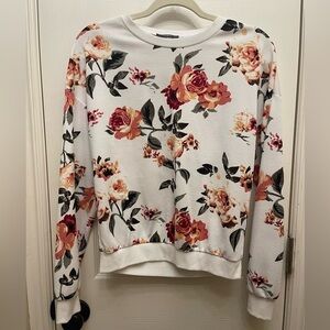 Floral women’s Sweatshirt SHEIN adult size small